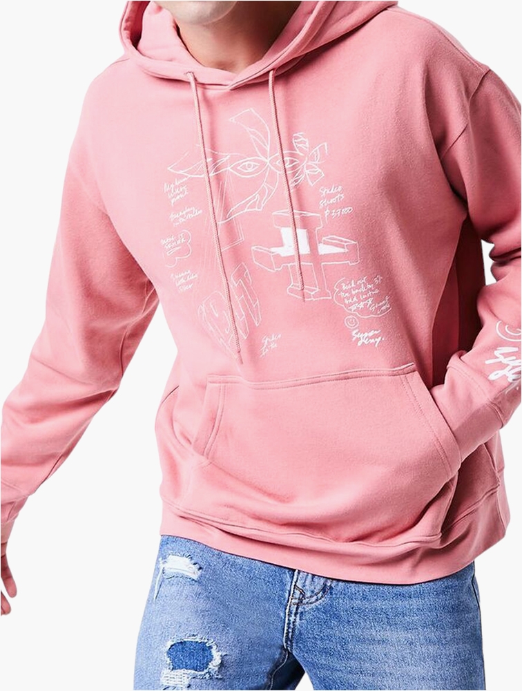 Forever 21 pink sales hoodie